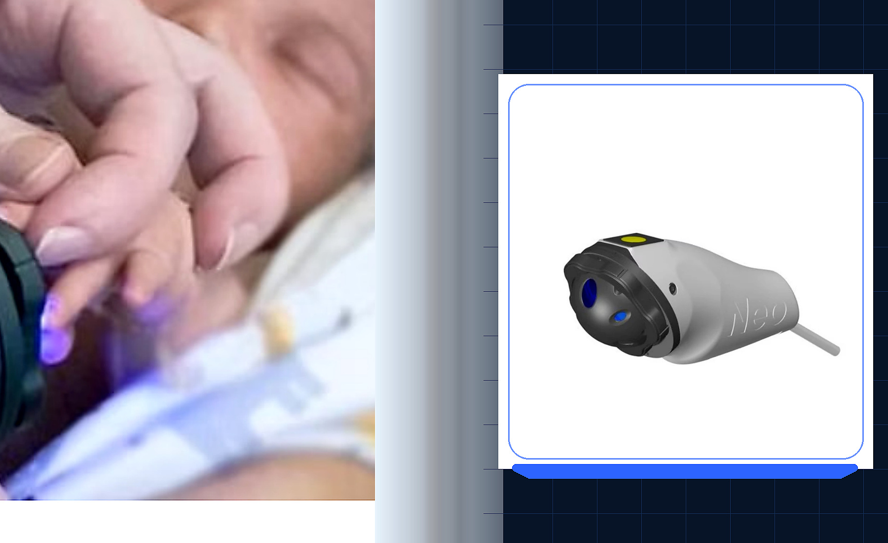Dispositivo Neo Biometria e contexto de captura em apresentação real